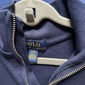 Polo 3/4 zip long sleeved polo